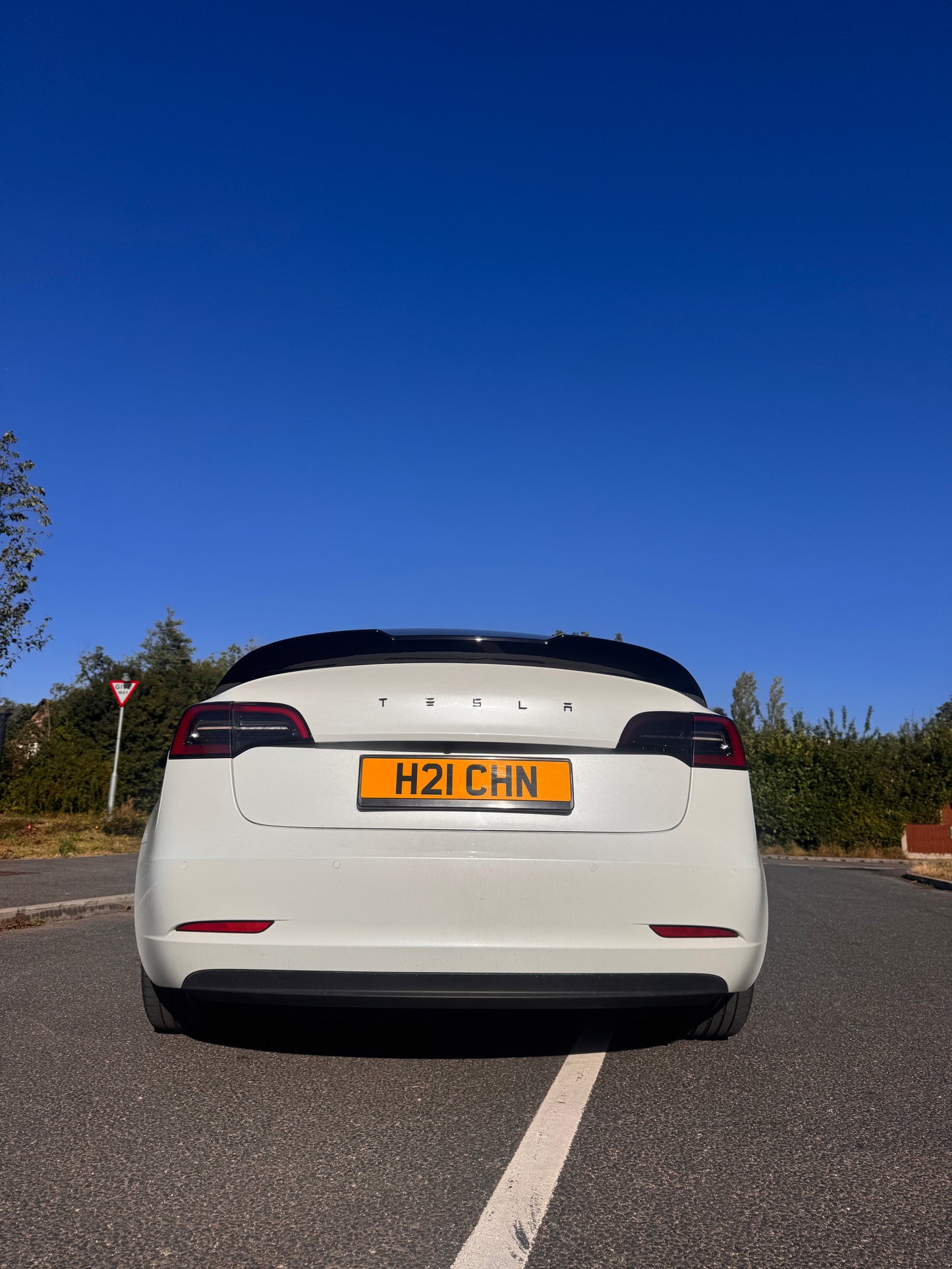 Tesla Gloss Black Model 3 Rear Spoiler PSM Style Highkick Duckbill 2017-2023