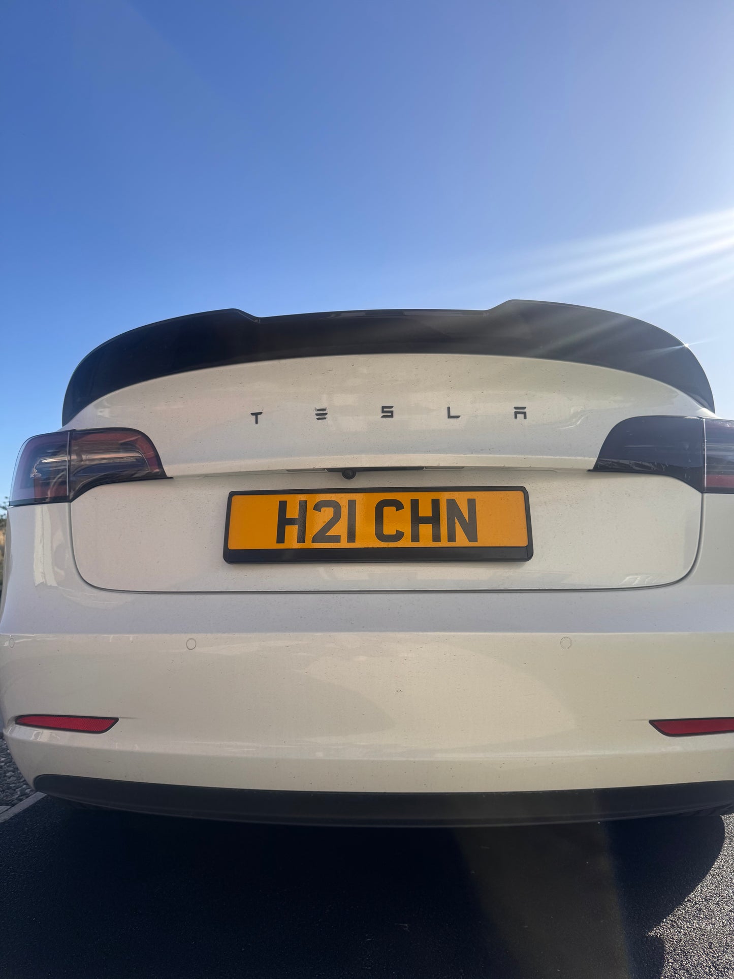Tesla Gloss Black Model 3 Rear Spoiler PSM Style Highkick Duckbill 2017-2023