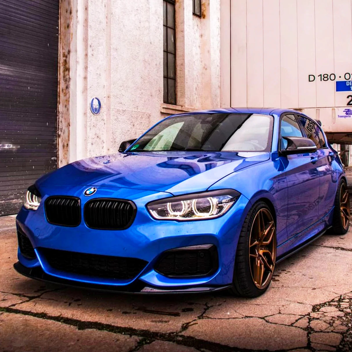 BMW 1 Series Kidney Grille Gloss Black F20 F21 1 Series 15-19 Facelift