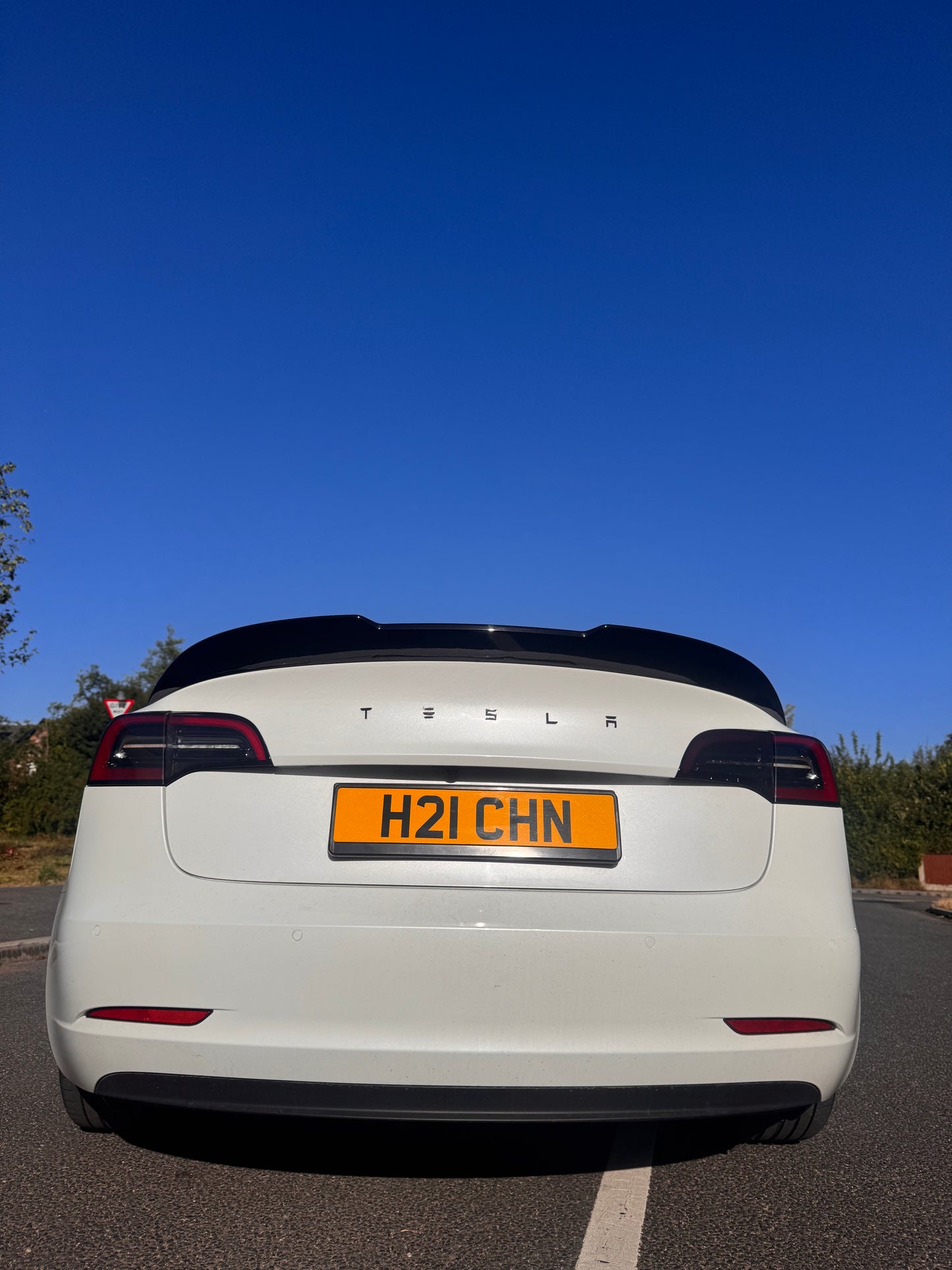 Tesla Gloss Black Model 3 Rear Spoiler PSM Style Highkick Duckbill 2017-2023