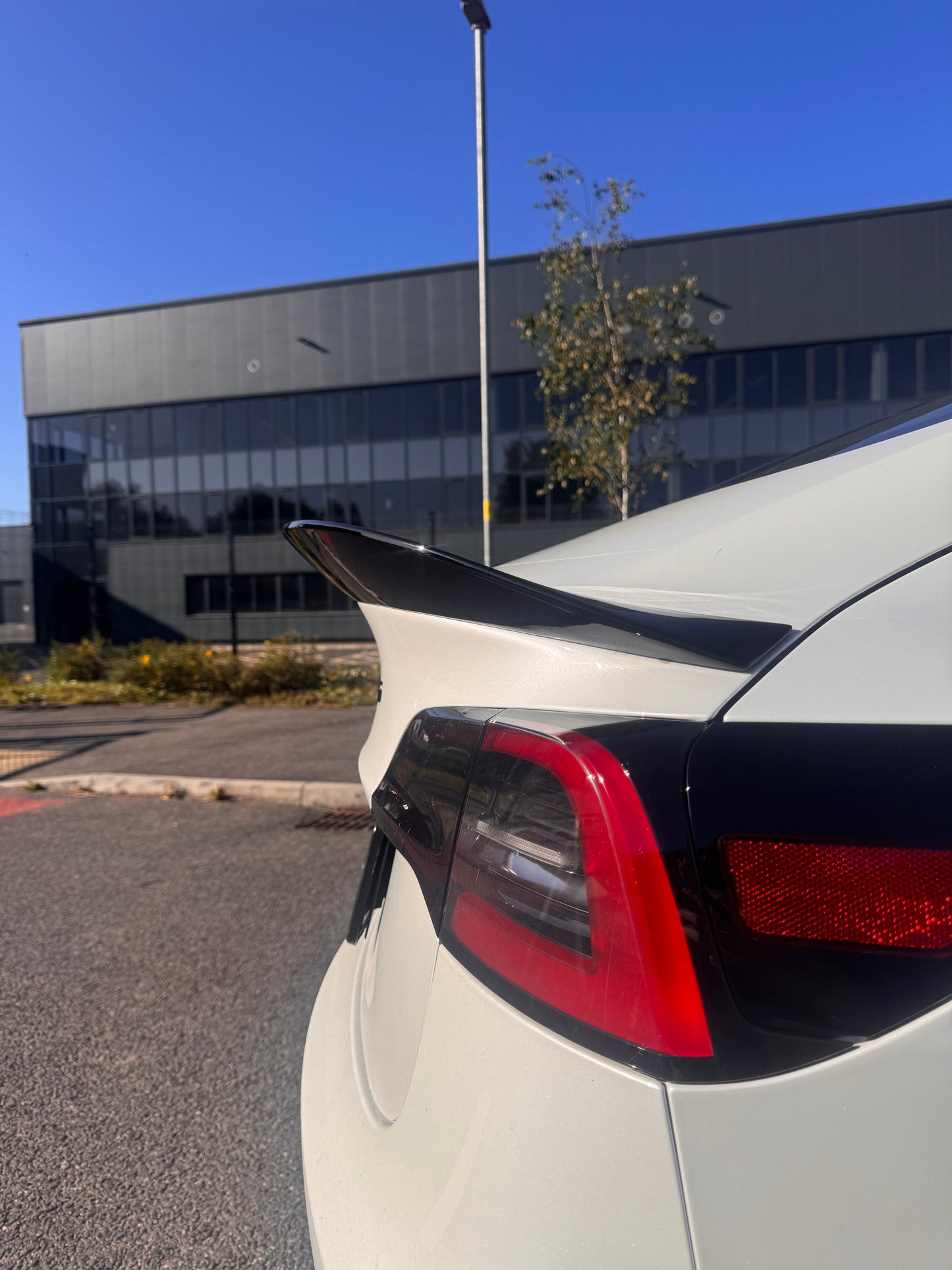 Tesla Gloss Black Model 3 Rear Spoiler PSM Style Highkick Duckbill 2017-2023