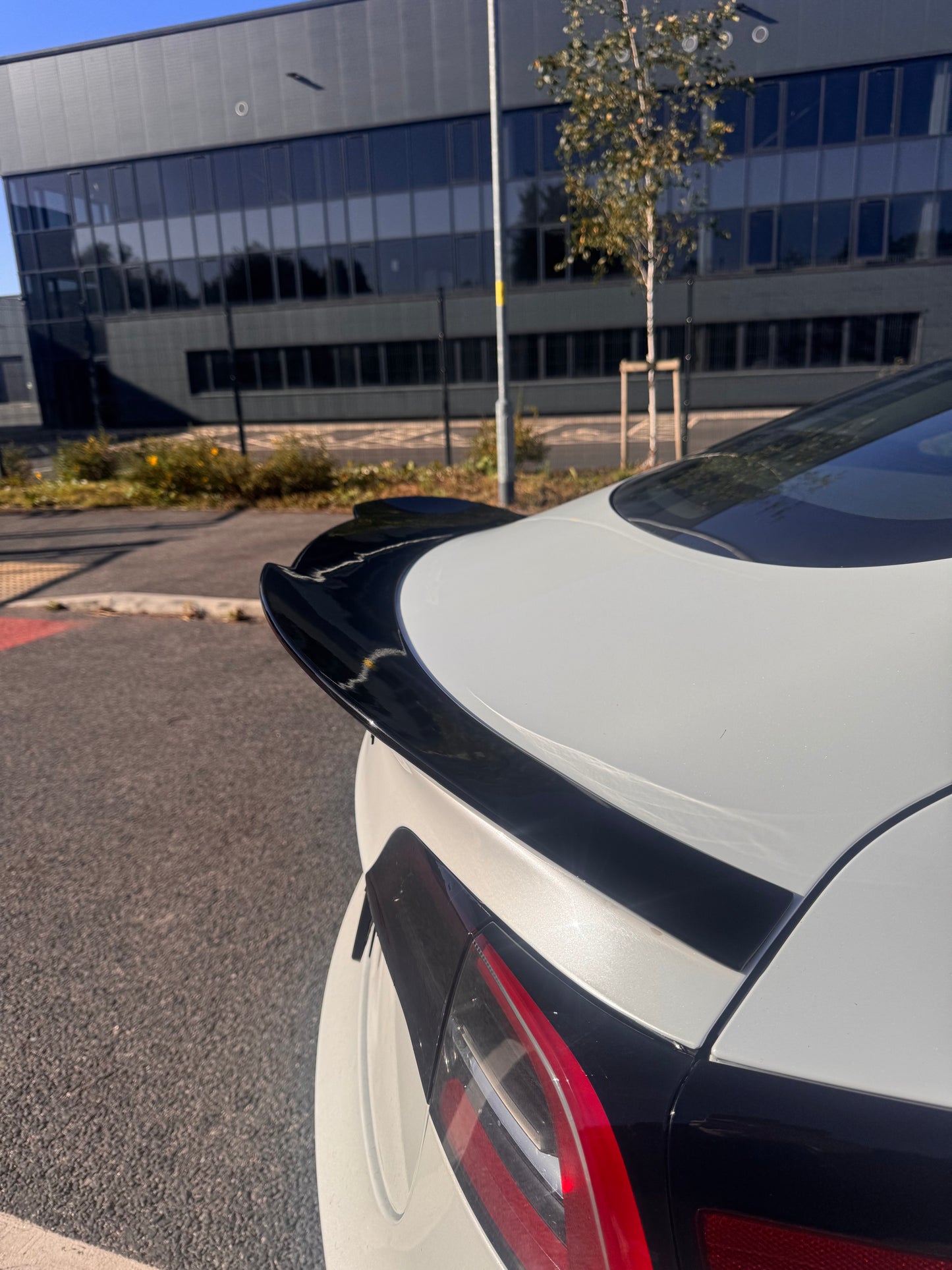 Tesla Gloss Black Model 3 Rear Spoiler PSM Style Highkick Duckbill 2017-2023