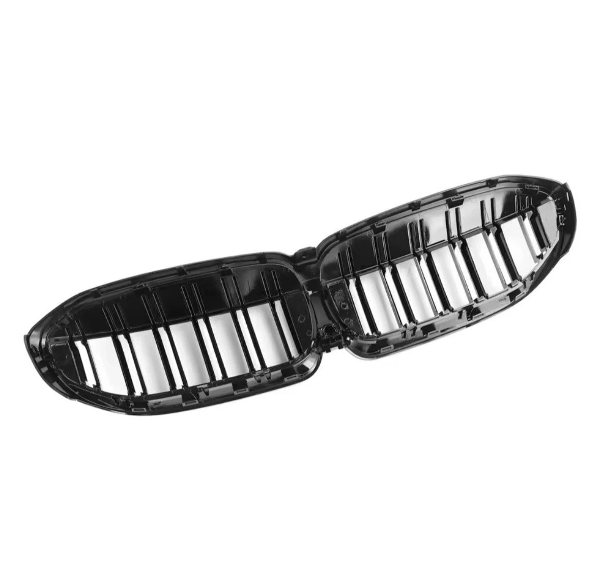 BMW 3 Series G20 G21 Gloss Black Performance Front Kidney Grilles Grills UK