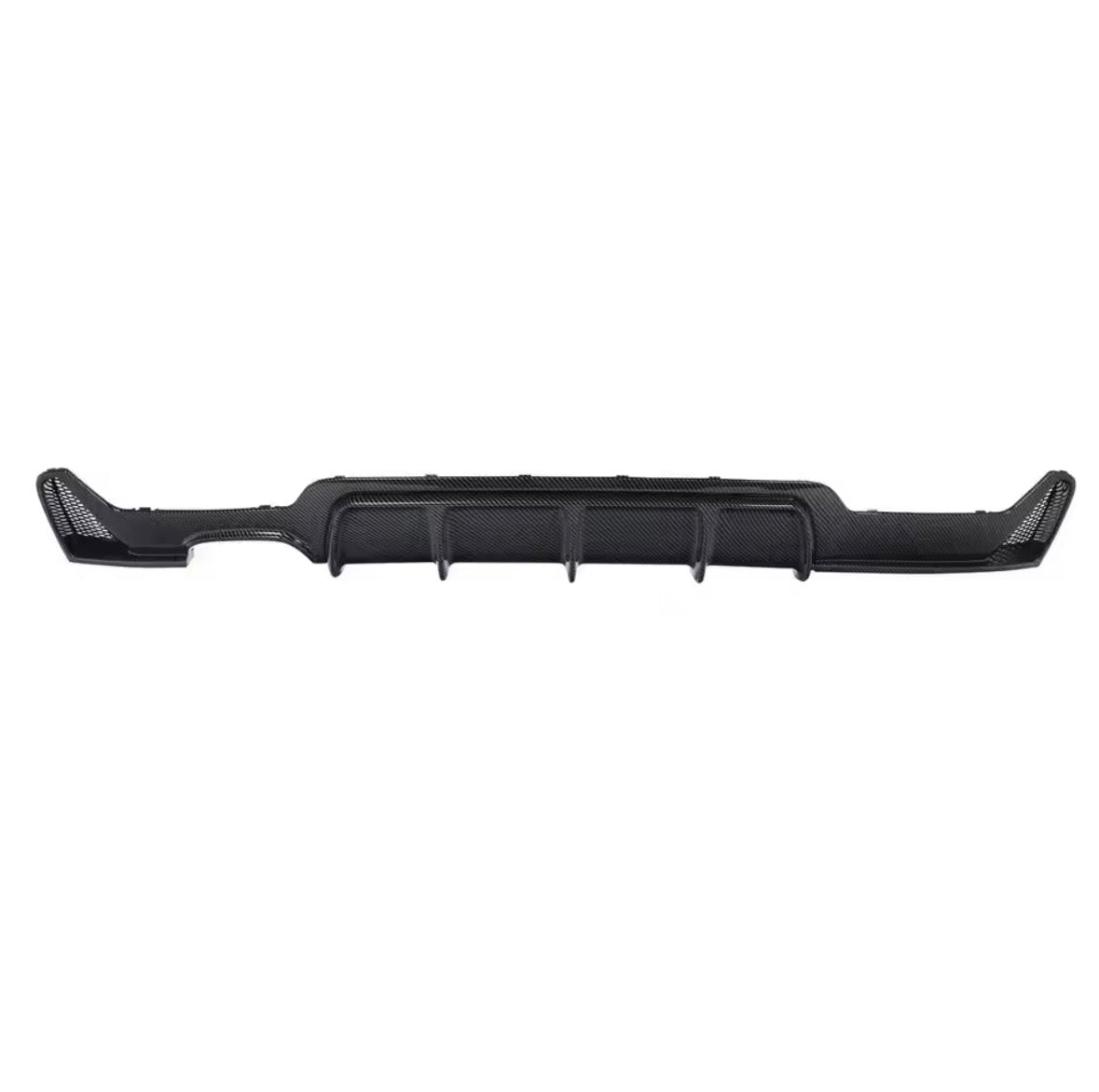 BMW F32 F33 F36 M Sport Rear Diffuser Lip (Carbon Fiber Look) | 2014–2020