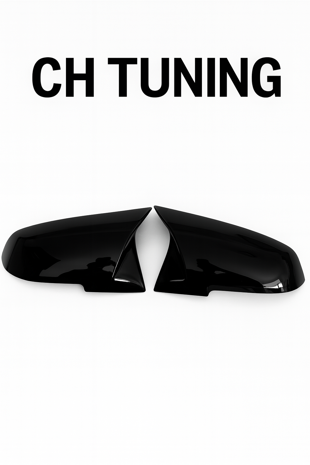 2x Gloss Black Wing Mirror Covers For BMW F20 F21 F22 F30 F31 F32 F36 X1