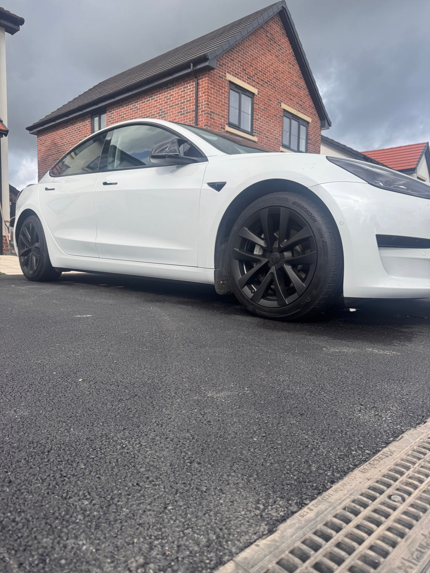 Tesla Model 3 (17-23) Wheel Rim Covers 4PCS 18 inch Arachnid Wheel Cover with Matte T Logo