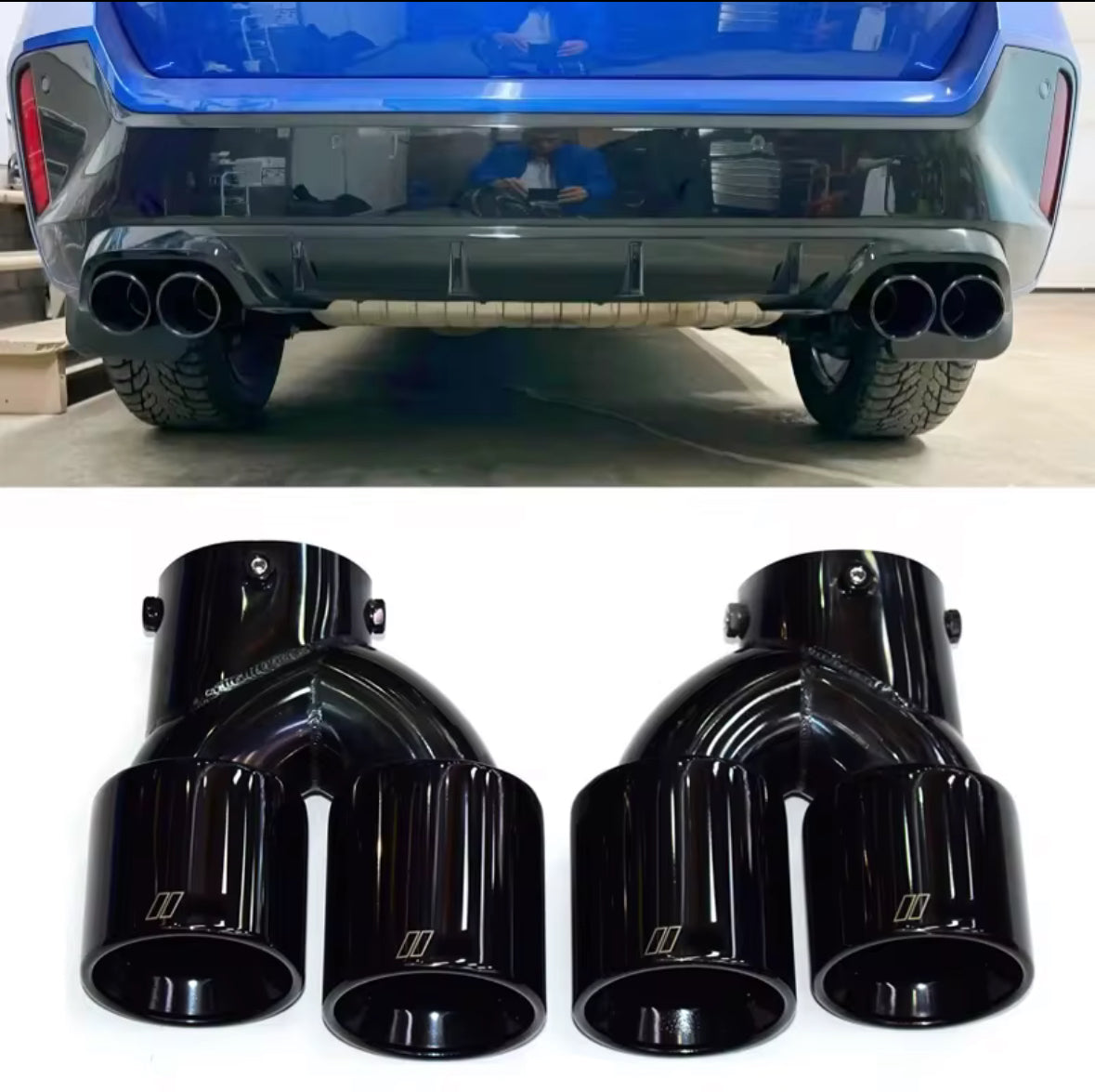 Premium SUS304 Stainless Steel Exhaust Pipe for BMW M Series