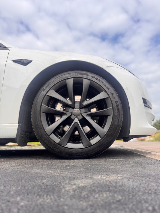 Tesla Model 3 (17-23) Wheel Rim Covers 4PCS 18 inch Arachnid Wheel Cover with Matte T Logo