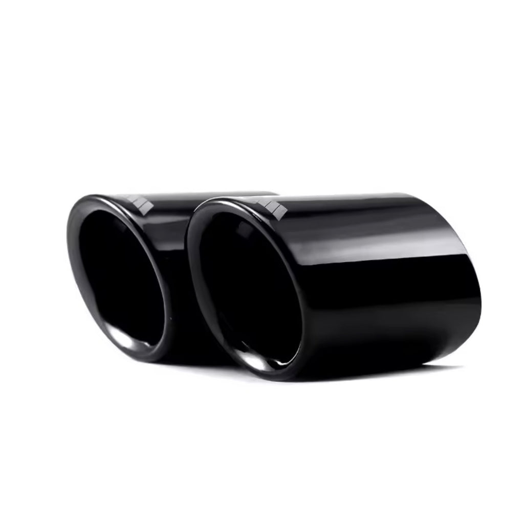 BMW 3 Series F30 F31 Exhaust Tip Deep Gloss Black X2