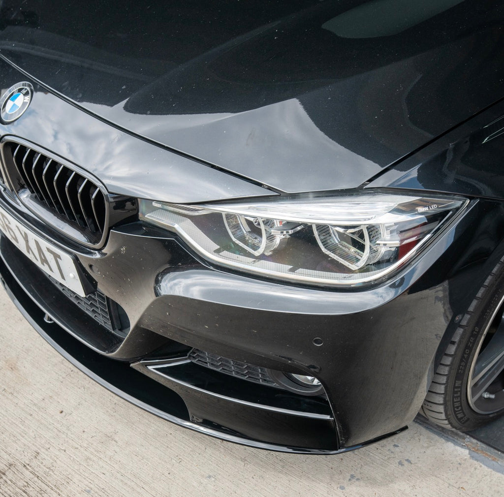 BLAK BMW F30 3 Series Gloss Black MP Style Front Splitter